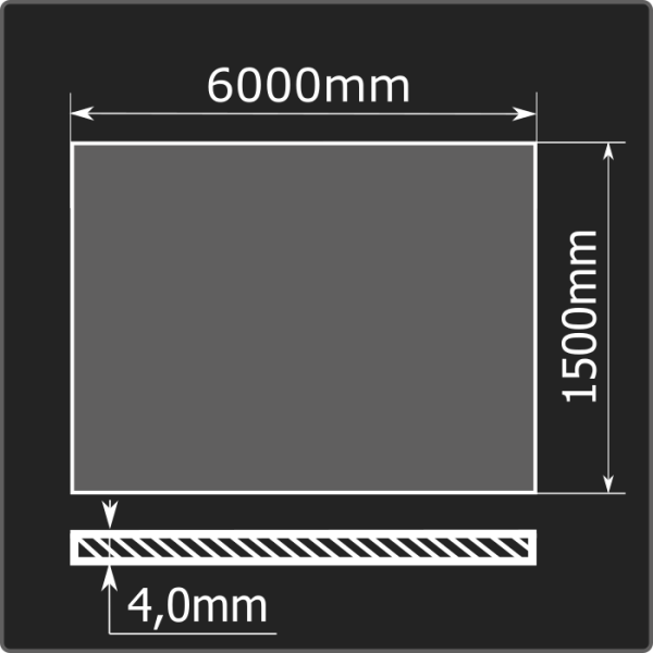 Лист горячекатаный 4,0*1500*6000 ст.3сп Кармет ГОСТ 14637-89