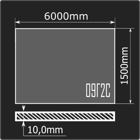 Лист горячекатаный 10*1500*6000 09Г2С ГОСТ 19281-2014