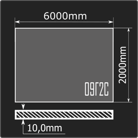 Лист горячекатаный 10*2000*6000 09Г2С ГОСТ 19281-2014