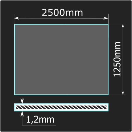 Лист холоднокатаный 1,2*1250*2500 ст.08пс Феррум ГОСТ 16523-97 Лист холоднокатаный 1,2*1250*2500 ст.08пс Феррум ГОСТ 16523-97