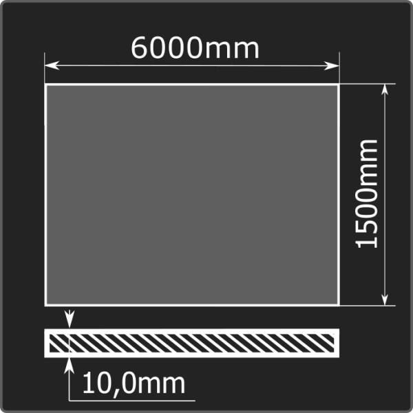 Лист горячекатаный 10*1500*6000 ст.3сп Кармет ГОСТ 14637-89